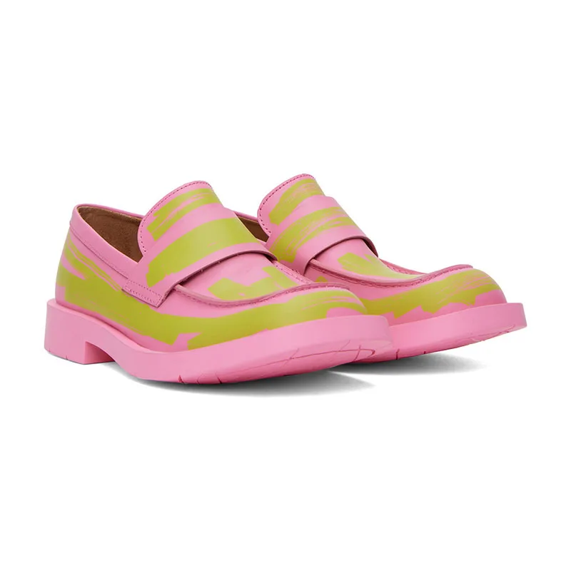 LUXECANDY™ Men’s Candy‑Color Leather Loafers Genuine Leather Comfortable High Quality Shoes 1