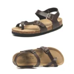 BreezeBuck™ Women’s Classic Buckle Cork Slide Sandals 1