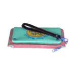 KawaiiBloom™ Cute Long Wallet for Women – Cartoon Floral Organizer with Zipper 5