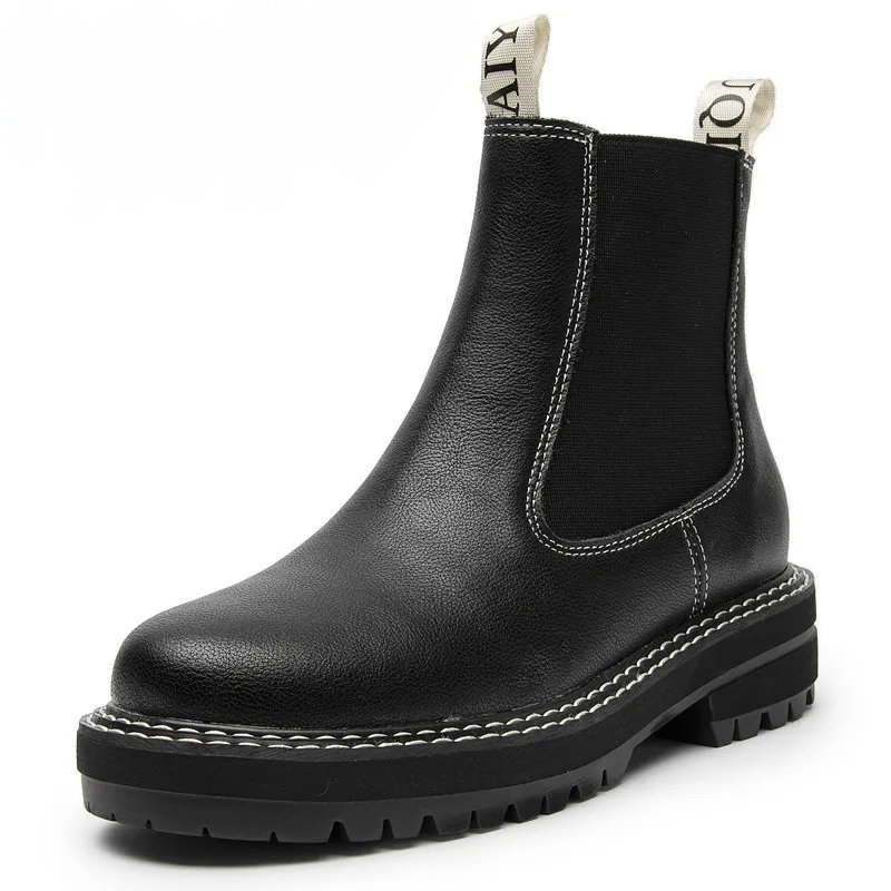 Harlow™ Women’s Genuine Leather Winter Chelsea Boots 5