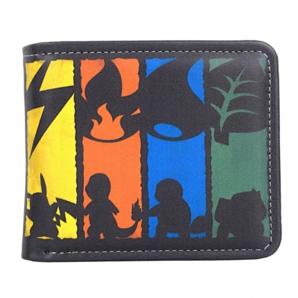 Cartoon Wallet for Kids – Cool PU Leather Short Purse with Coin Pocket for Boys & Girls 1