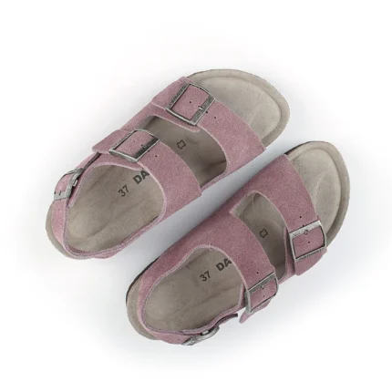 CorkEase™ Classic Soft Cow Suede Unisex Cork Sandals with Arch Support 2