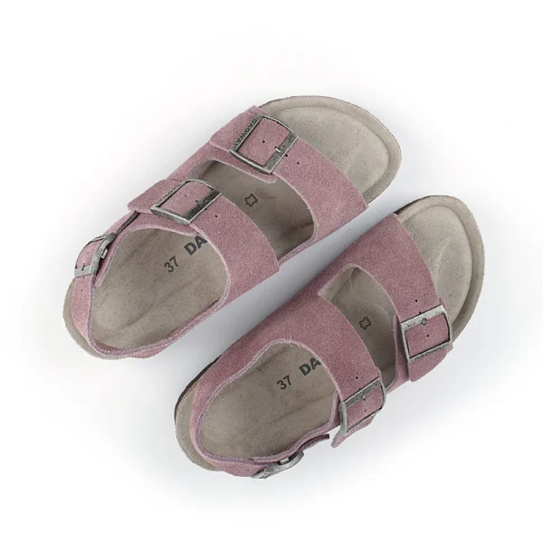 CorkEase™ Classic Soft Cow Suede Unisex Cork Sandals with Arch Support 2