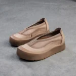 RomaRise Luxe™ | Women’s 4.5cm Cow Suede Platform Loafers – Chunky Ethnic Sneakers for Spring & Autumn 17