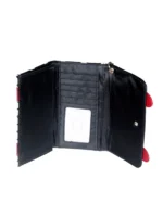 LuxeLock™ Buckle Wallet – Women’s Long PU Wallet with Card Slots & ID Window 6