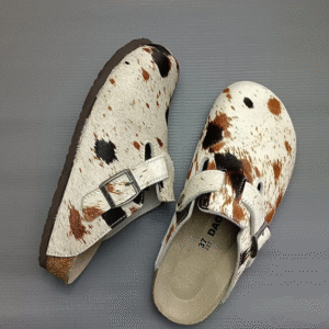 HoofPrint™ Unisex Horsehair Cork Clogs Boston with Arch Support