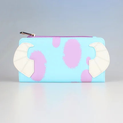 PrintPop™ Long Cartoon Women Wallet – PU Large Capacity Card Clip with Zipper 1