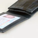 IDFrame™ Unisex Slim Wallet – PU Leather Card Holder with ID Window 4