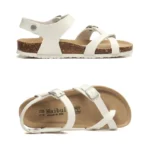 BreezeBuck™ Women’s Classic Buckle Cork Slide Sandals 5