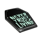 Never Trust The Living™ Glow Cardholder – Gothic Glow-in-the-Dark ID Wallet 3