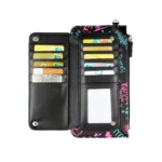 BelleForma™ Women’s Designer Wallet – Long PU Purse with Zipper, Card Holder & Stylish Print 5