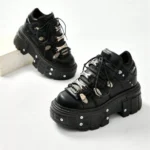 VANTHRA™ Women's Gothic Punk Platform Boots 6