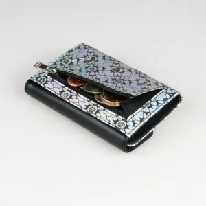 PrismPop™ Laser Geometric Short Wallet – Stylish Women’s PU Coin Purse 1