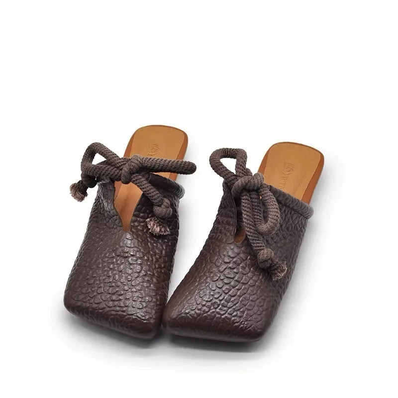 CrossWeave™ Women’s Square‑Toe Slingback Mules 2
