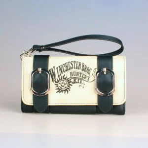 VintageBand™ Colorblock Coin Purse – Retro Women’s Organizer with Wrist Strap & Buckle 1