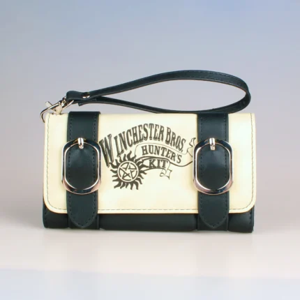 VintageBand™ Colorblock Coin Purse – Retro Women’s Organizer with Wrist Strap & Buckle 1
