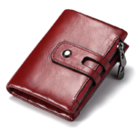 OldTown™ RFID Retro Leather Wallet – Genuine Cowhide Bifold with Zipper & Hasp for Men & Women 6