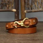 CLASSIKNOT™ 2CM Genuine Women’s Slim Waist Belt for Jeans & Dresses 6