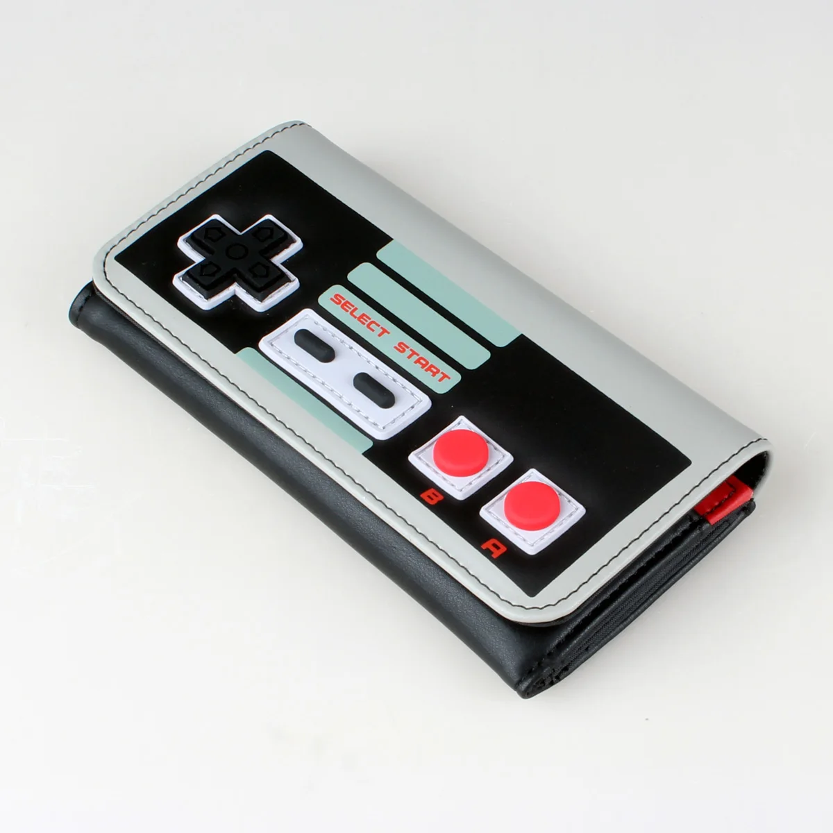 PixelPlay™ Game-Inspired Long PU Wallet – Stylish Unisex Card Holder with Zipper & Hasp 3