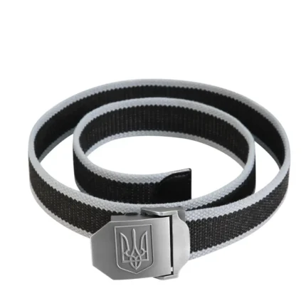 TRYZUB™ Canvas Tactical Belt with Ukraine Emblem – 3.8CM Adjustable Belt for Men & Women 2