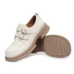 Camden™ Women’s British-Style Double-Buckle Platform Loafers. 4