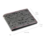 SkullMark™ Double Fold Wallet – Unisex PU Credit Card Holder with Skull Design 5