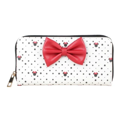 BelleBow™ Cute Bow Zipper Wallet – Large Capacity PU Leather Women’s Card Holder 1