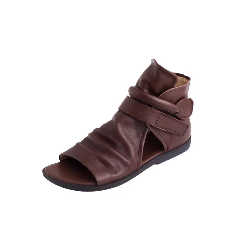 AquilaStrap™ Women’s Handmade Cowhide Gladiator Zipper Sandals 2