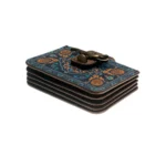 ContinentalVault™ Mini Wallet – Vintage Americana PU Card Holder with Hasp Closure 3