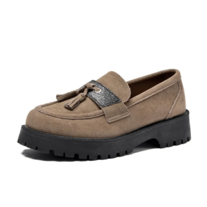 Winslow™ Women’s Genuine Leather & Suede Platform Loafers