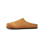 Cleanfit™ Men's Grey Cow Suede Summer Slippers – Minimalist Outdoor Mule Sandals