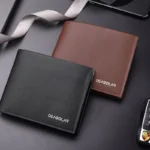 PU Leather Horizontal Wallet for Men – Solid Color Student Short Wallet with Card Slots & ID Window 6