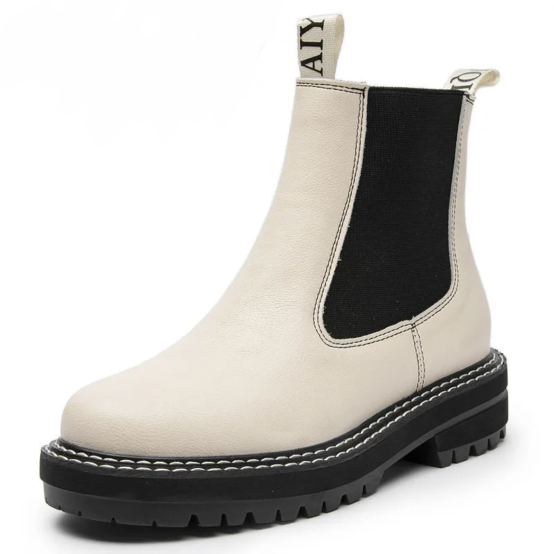 Harlow™ Women’s Genuine Leather Winter Chelsea Boots 4