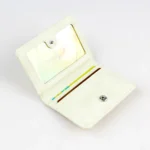 LuxeBadge™ Designer Card Holder – PU Leather ID Wallet with Metal Badge 5