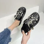 PUNKPLTFM™ Summer Punk Platform Leather Mules 3