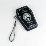 NightHex™ Coffin Zipper Wallet – Gothic Zipper PU Purse | Halloween Coin Organizer 1