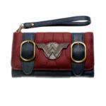 StyleGrid™ Wonder Woman Long Wallet – PU Leather Fashion Purse with Card Holder 1