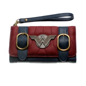 StyleGrid™ Wonder Woman Long Wallet – PU Leather Fashion Purse with Card Holder 1