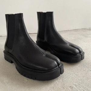 TabiCore™ Men's Split-Toe Chelsea Boots – High-Top Minimalist Thick Sole Boots