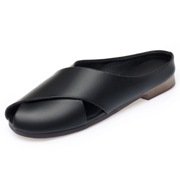 Roma™ Women’s Genuine Leather Slip-On Sandals (EU35–42)