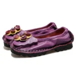 FloraEase™ Women’s Floral Genuine Leather Slip-On Flats | Spring & Autumn Casual 2
