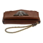 Willowthorn™ Embossed PU Wallet – Women’s Fashion Long Rivet Organizer Clutch 5