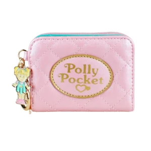 QuiltaLuxe™ Pink Quilted Plaid Wallet – Compact PU Coin Purse with Key Holder for Women 1