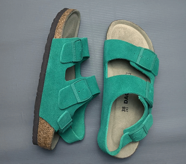 CorkEase™ Classic Soft Cow Suede Unisex Cork Sandals with Arch Support