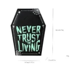 Never Trust The Living™ Glow Cardholder – Gothic Glow-in-the-Dark ID Wallet 6