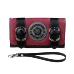 RetroClasp™ Long Vintage Trifold Wallet – PU Leather Coin & Card Organizer 3