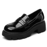 Brixton™ Women’s Genuine Leather Platform Loafers 5