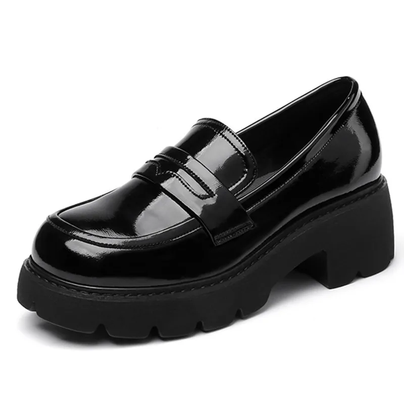 Brixton™ Women’s Genuine Leather Platform Loafers 5