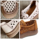 Lunara™ Women's Suede Platform Mary Jane Flats 3