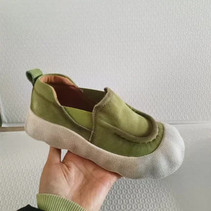 RootStep Native™ | Women’s 4cm Cow Suede Moccasin Flats – Soft Soled Slip-On Loafers for Spring & Autumn 11